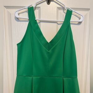 Vibrant Green Sleeveless Dress